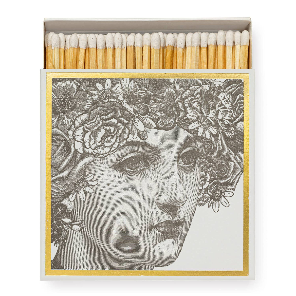 Beautiful Lady | Large Square Matchbox