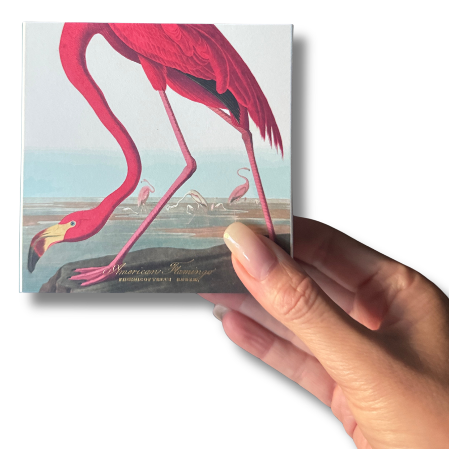 Pink Flamingo | Large Square Matchbox