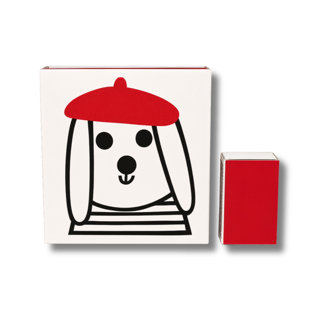 J'adore Dog | Large Square Matchbox
