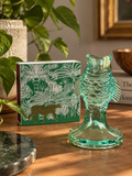Green Fish | Glass Candle Holder