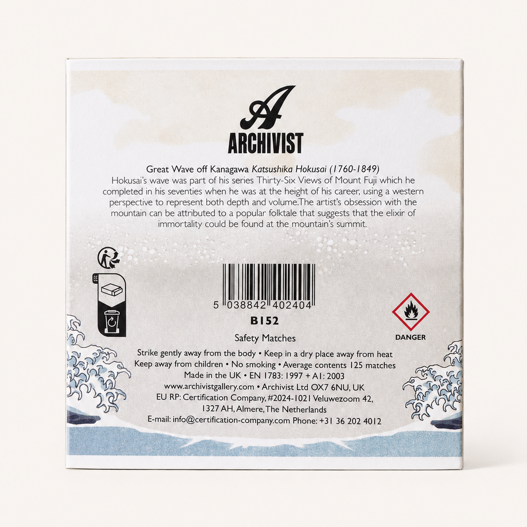The Wave | Large Square Matchbox