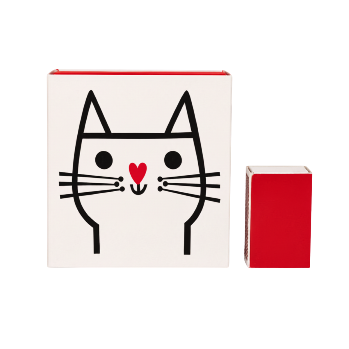 Kitty Cat | Large Square Matchbox