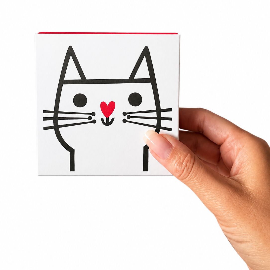 Kitty Cat | Large Square Matchbox