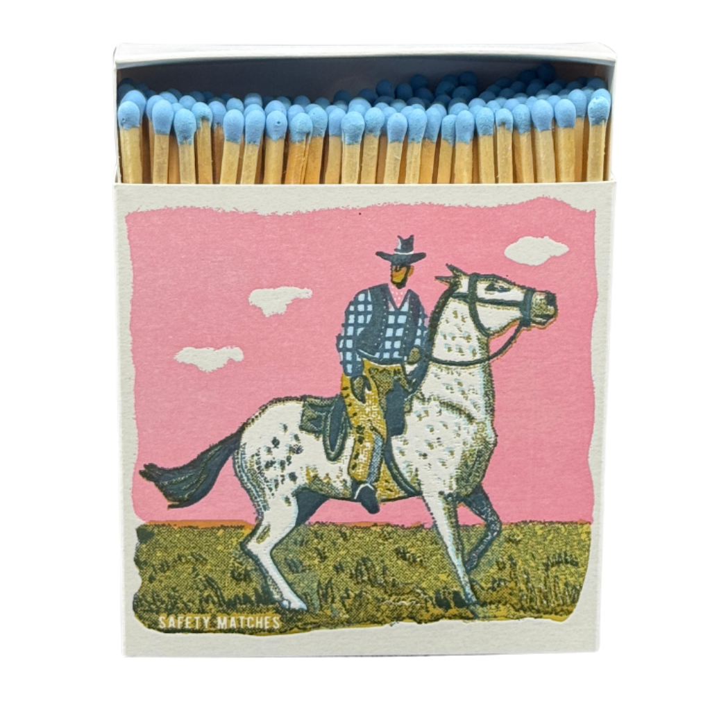 Cowboy Charm | Large Square Matchbox