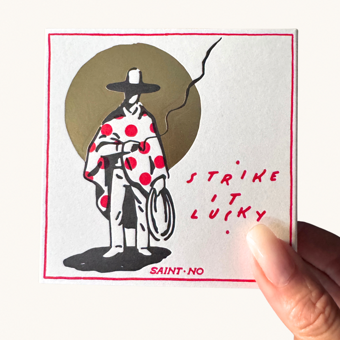 Lucky Strike | Large Square Matchbox