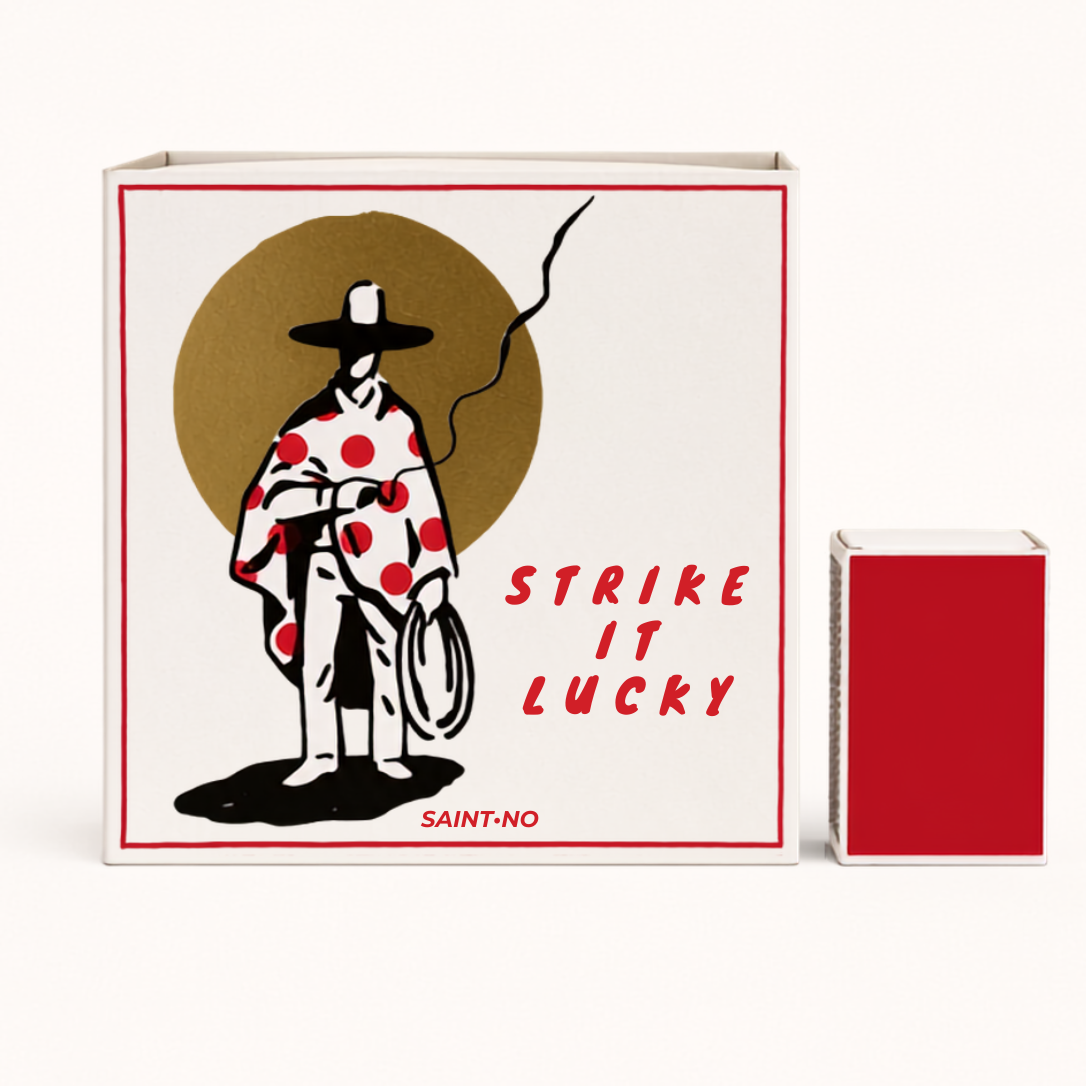 Lucky Strike | Large Square Matchbox