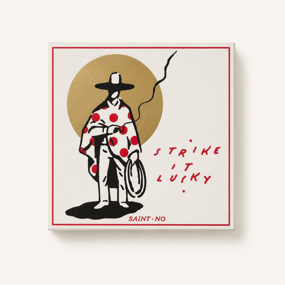 Lucky Strike | Large Square Matchbox